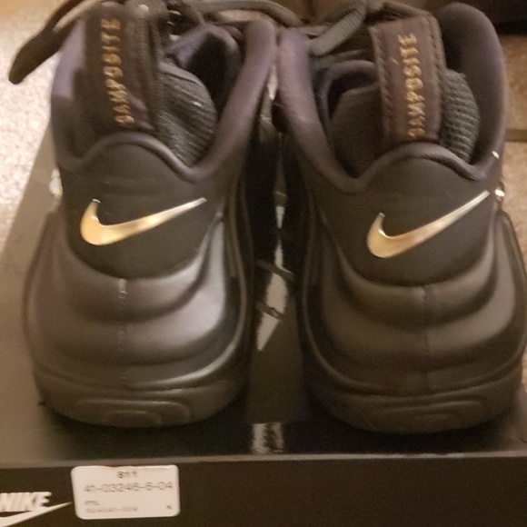 Nike Foamposite Pro Balck and gold with box - Picture 5 of 7